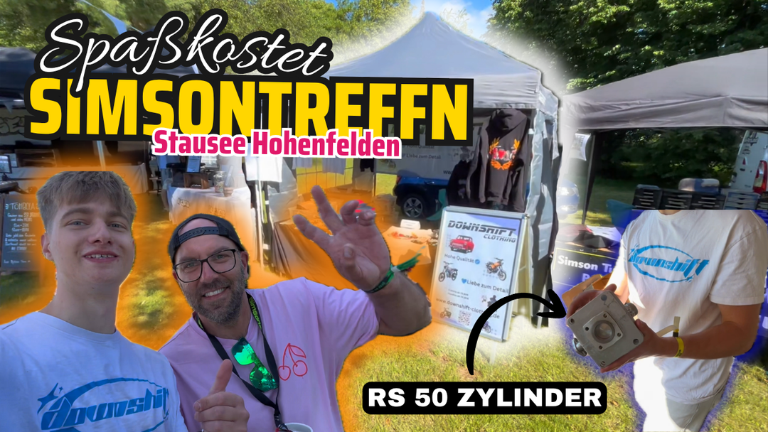 Downshift RS50: Erstes Unboxing & Treffen-Premiere | Simson Treffen Hohen Mölsen