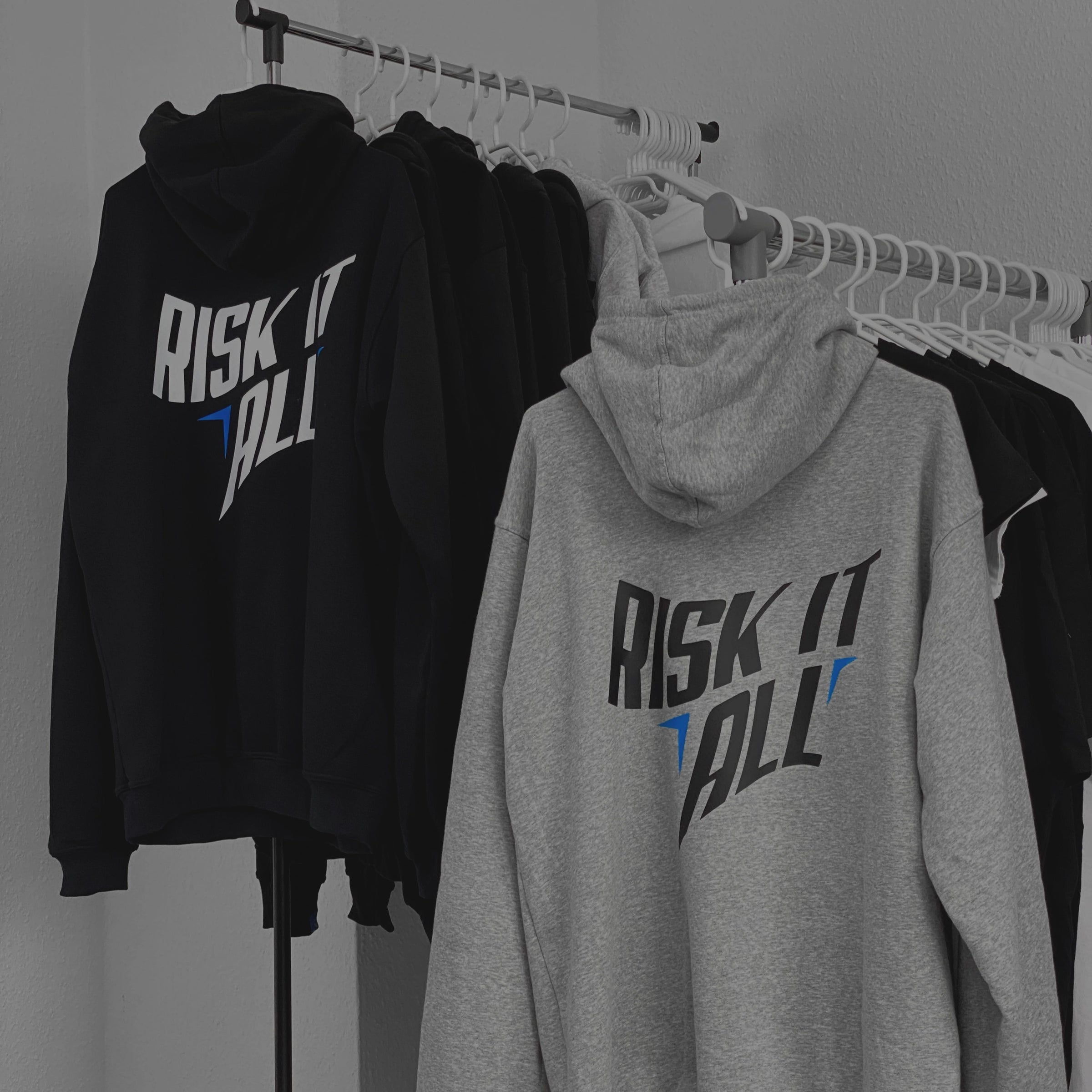 SimsonHoodie grau und schwarz