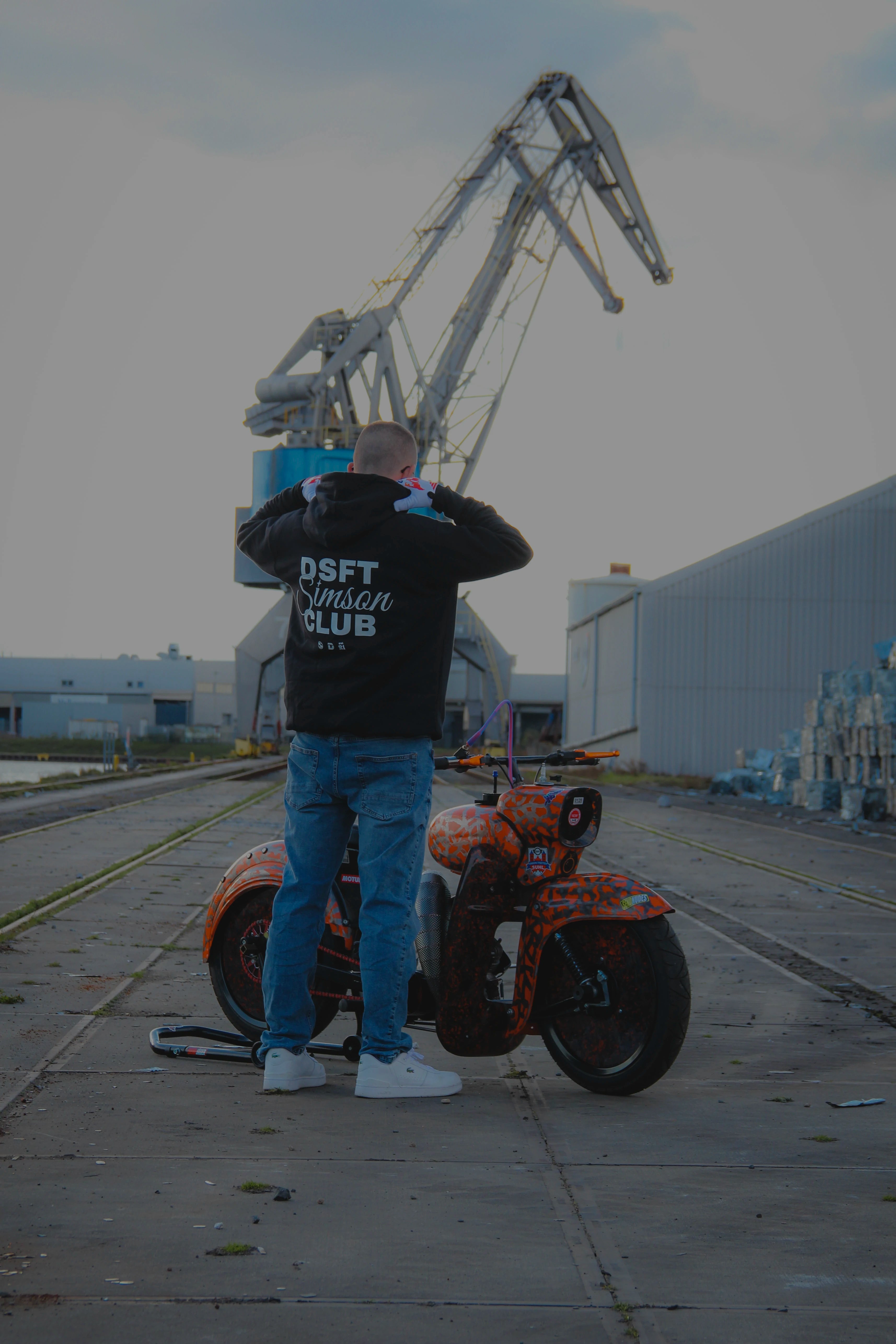 Simson Club Hoodie S51 S50 Schwable Star