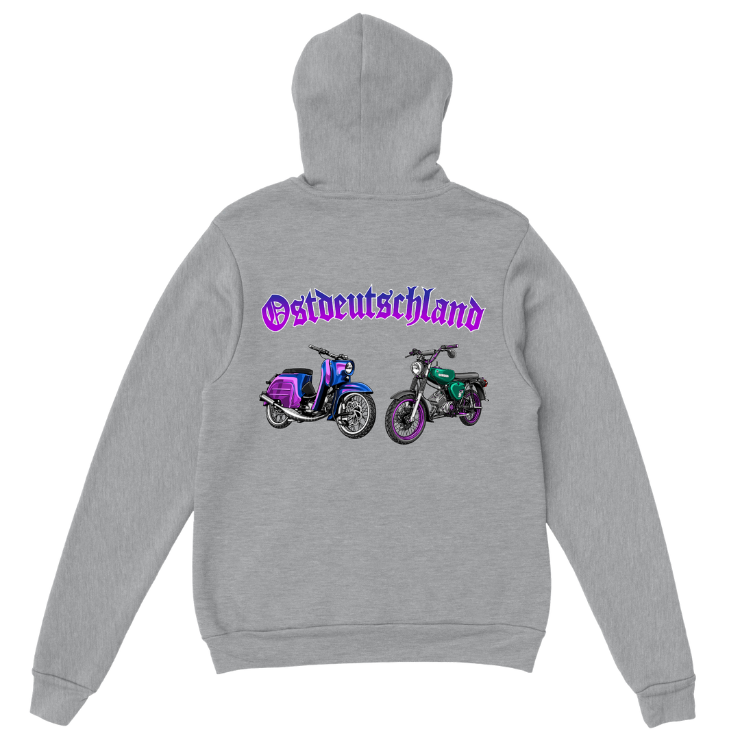 Simson Hoodie Ostdeutschland grau