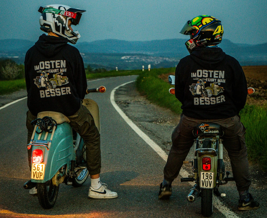 Simson Hoodies auf Schwalbe uns S51