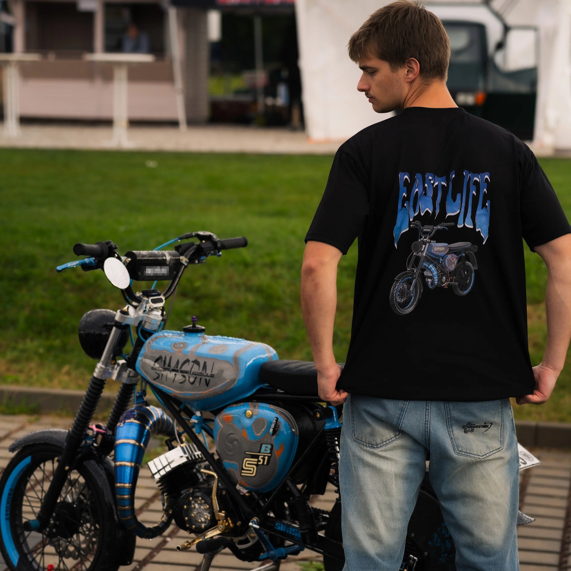 Simson Tshirt schwarz S51
