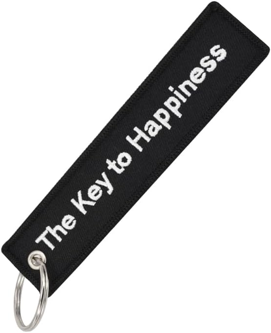 The Key to Happiness Keychain Schlüsselanhänger
