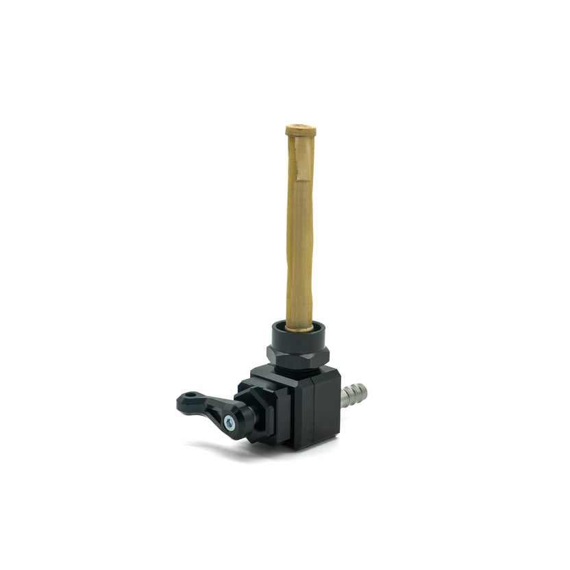 CNC-Benzinhahn Highflow für Simson in Schwarz eloxiert