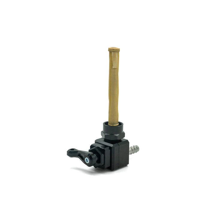 CNC-Benzinhahn Highflow für Simson in Schwarz eloxiert