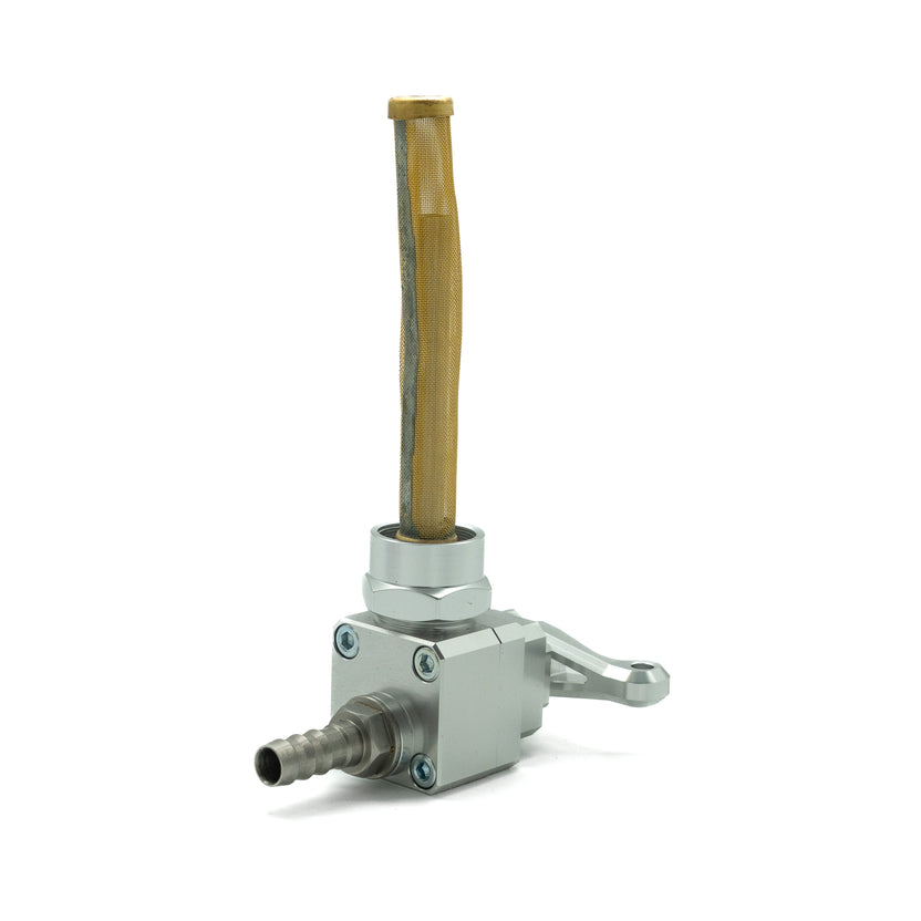 Bedienhebel des CNC-Benzinhahns für Simson in geöffneter Stellung