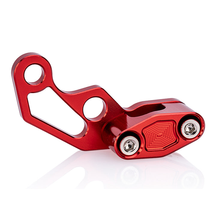 CNC Halter für Bremsleitung & Bowdenzug – Simson S50 & S51, Alu eloxiert