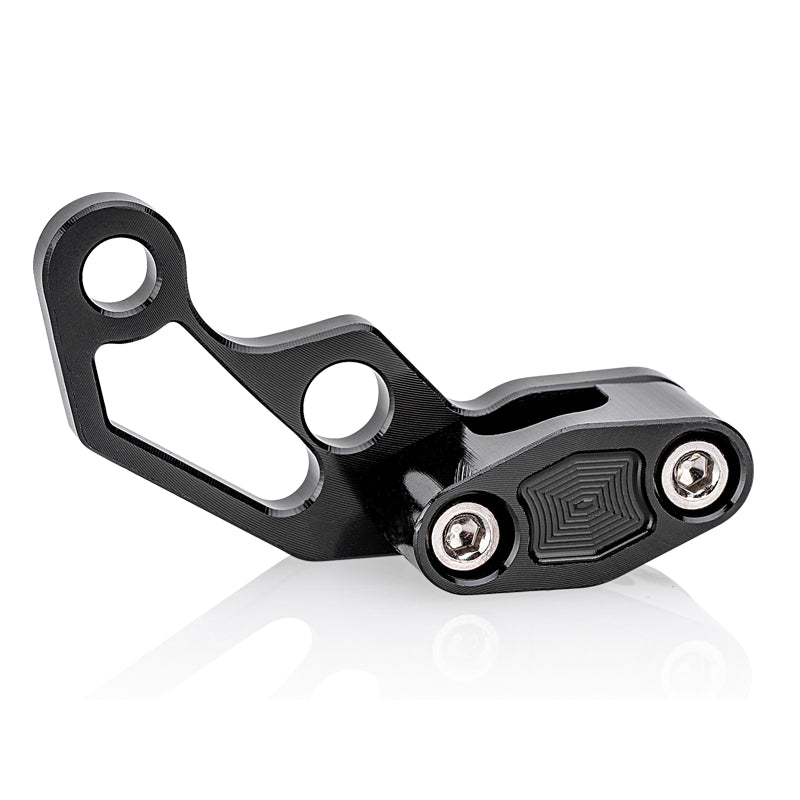 CNC Halter für Bremsleitung & Bowdenzug – Simson S50 & S51, Alu eloxiert