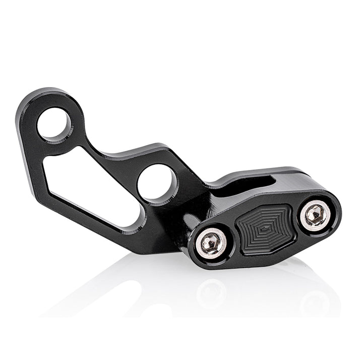 CNC Halter für Bremsleitung & Bowdenzug – Simson S50 & S51, Alu eloxiert