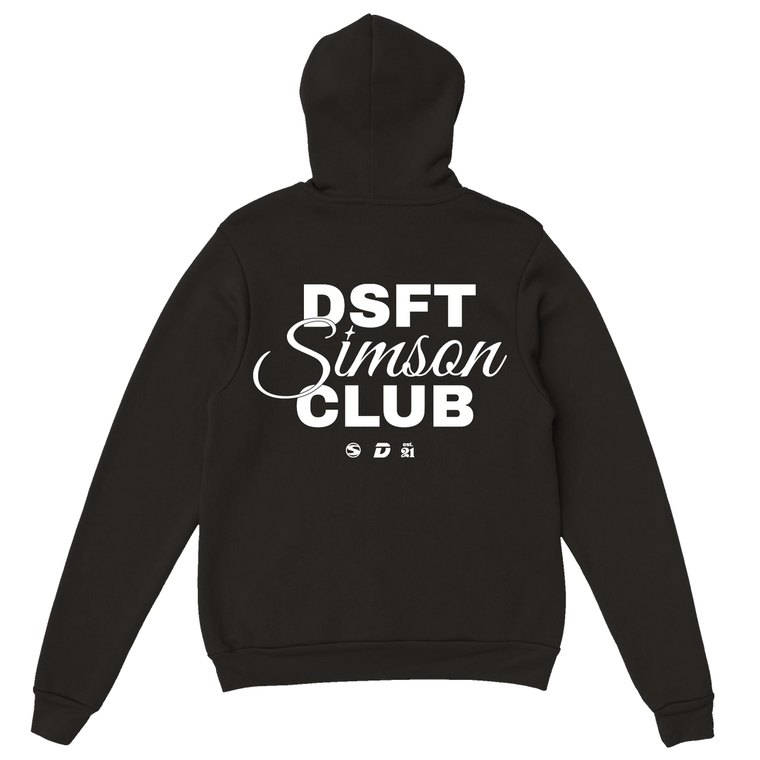 downshift simson club hoodie schwarz