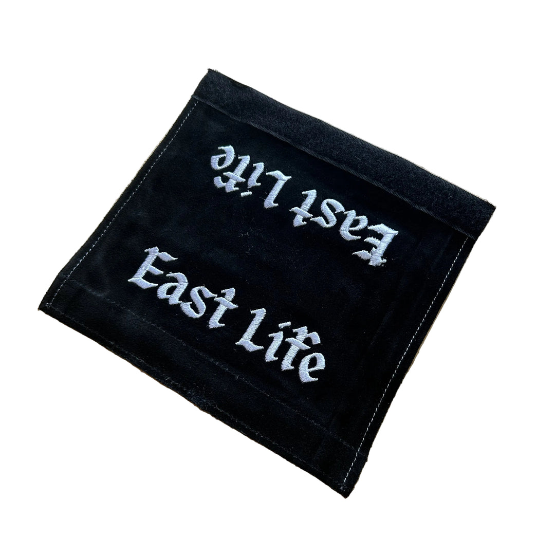East Life Lenkerpolster-Überzug bestickt in Wildleder-Optik für Simson