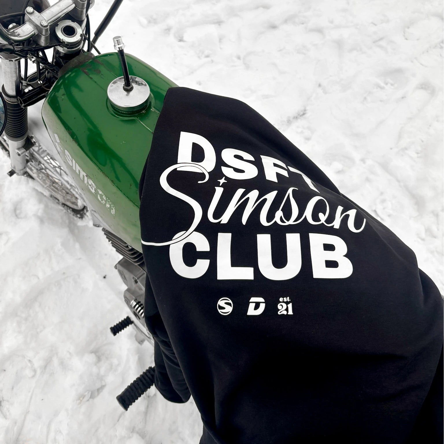 simson Club Hoodie auf Simson 