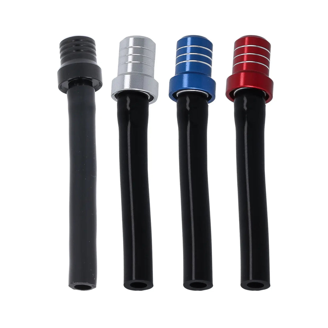 Tankentlüftung mit eloxiertem Nippel – verschiedene Farben nebeneinander - Simson S51, S50, S70, Schwalbe KR51