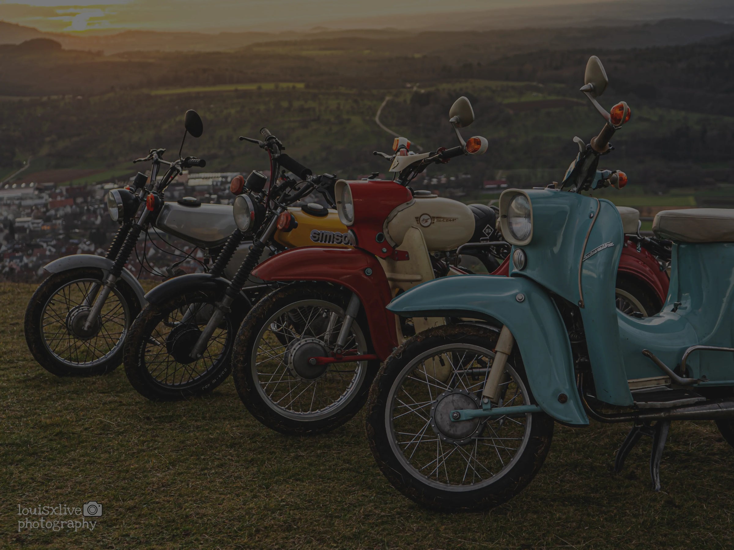 verschiedene Simson-mopeds